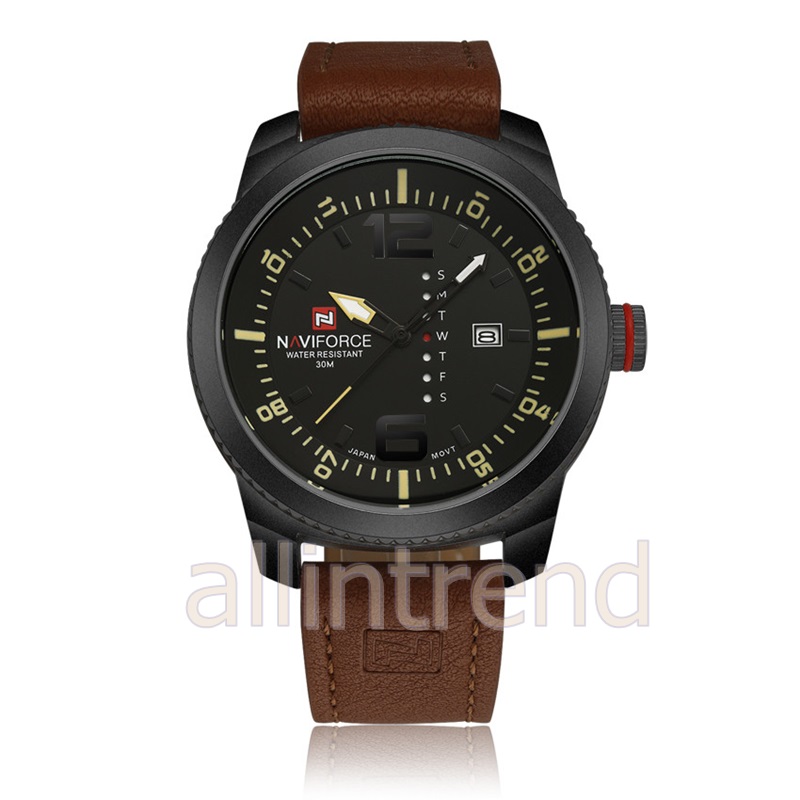 นาฬิกา Naviforce รุ่น NF9063 สีเหลือง/ดำ ของแท้ รับประกันศูนย์ 1 ปี ส่งพร้อมกล่อง และใบรับประกันศูนย์ ราคาถูกที่สุด