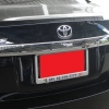 คิ้วกระโปรงท้ายบน ชุบโครเมี่ยม Toyota Vios 2014 ยี่ห้อ AOS