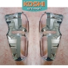Koshi ครอบไฟท้าย Dmax 2020 รุ่นtop สีชุบโครเมี่ยม