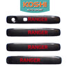 ครอบมือจับ ผิวเคฟล่า Ford Ranger 2022 รุ่น 4 ประตู non top ยี่ห้อ lekone