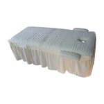 ผ้าคลุมเตียง Luxury Quilted design ขนาด 186x60x60 cm สีครีมไข่ไก่