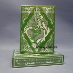 Green Floral Playing Cards by Aloys Studio