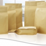 A49 ถุงคราฟฟอยล์ พับกลาง ก้นตั้ง ติดซิป ขนาด 10 * 20 cm.