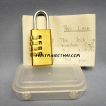 กุญแจล็อค 4 หลัก อินเเดีย / Pad Lock