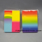 ไพ่กรีดบาง ไต้หวัน หน้า-หลัง สายรุ้ง