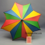 ร่มสี สลับสี ปลายแหลม 15 นิ้ว