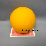 ฟองน้ำกลม สีเหลือง เล็กเป็นใหญ่ ขนาด 1.8=3.6 นิ้ว