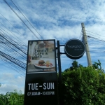 ป้ายทาวเวอร์ ร้าน TUE-SUN
