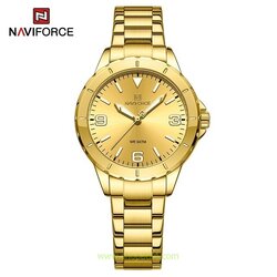 นาฬิกา Naviforce รุ่น NF5022 GD สีทอง ของแท้ รับประกันศูนย์ 1 ปี ส่งพร้อมกล่อง และใบรับประกันศูนย์ ราคาถูกที่สุด