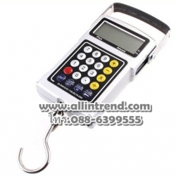 เครื่องชั่งน้ำหนักดิจิตอลแบบพกพา สีเงิน