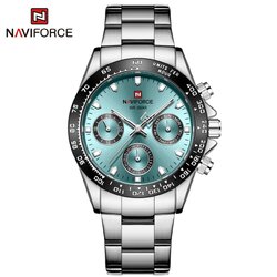 นาฬิกา Naviforce รุ่น NF9193 SIL GRN สีเงิน หน้าเขียว ของแท้ รับประกันศูนย์ 1 ปี ส่งพร้อมกล่อง และใบรับประกันศูนย์ ราคาถูกที่สุด