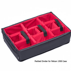 Insert Padded Divider for Pelican 1500 - Fits Pelican 1500 Case