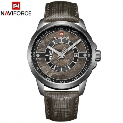 นาฬิกา Naviforce รุ่น NF9151 GRY หน้าไม้ สีเทาดำ ของแท้ รับประกันศูนย์ 1 ปี ส่งพร้อมกล่อง และใบรับประกันศูนย์ ราคาถูกที่สุด