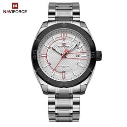 นาฬิกา Naviforce รุ่น NF9210 SIL สีเงิน ของแท้ รับประกันศูนย์ 1 ปี ส่งพร้อมกล่อง และใบรับประกันศูนย์ ราคาถูกที่สุด