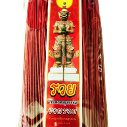 ธูปหอมไหว้บูชาท้าวเวสสุวรรณ 32cm. สีแดง หนักห่อละ 1กิโลกรัม