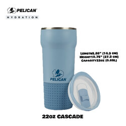 Pelican Cascade 22oz 650ml - Zenith - แก้วเก็บอุณหภูมิ เก็บความเย็น-ความร้อน เเท้💯 รับประกัน 1ปี