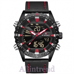 นาฬิกา Naviforce รุ่น NF9136 สีแดง/ดำ ของแท้ รับประกันศูนย์ 1 ปี ส่งพร้อมกล่อง และใบรับประกันศูนย์ ราคาถูกที่สุด