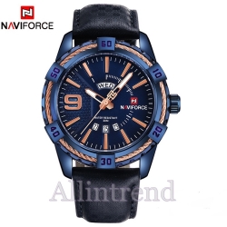 นาฬิกา Naviforce รุ่น NF9117 สีทองชมพู/น้ำเงิน ของแท้ รับประกันศูนย์ 1 ปี ส่งพร้อมกล่อง และใบรับประกันศูนย์ ราคาถูกที่สุด
