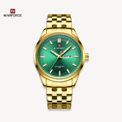 นาฬิกา Naviforce รุ่น NF9203 GR สีทอง หน้าเขียว ของแท้ รับประกันศูนย์ 1 ปี ส่งพร้อมกล่อง และใบรับประกันศูนย์ ราคาถูกที่สุด