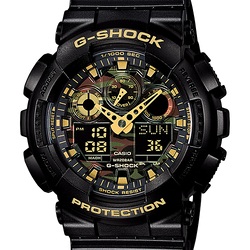 นาฬิกา G-Shock หน้าปัดลายพราง รุ่น GA-100CF-1A9 จีช็อค