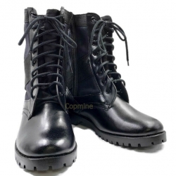 Copmine รองเท้าจังเกิ้ล หนังวัวแท้ มีซิปข้าง รองเท้าทหาร รองเท้า รด Original Handmade