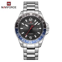 นาฬิกา Naviforce รุ่น NF9192 BK BU สีดำ น้ำเงิน เรือนเงิน ของแท้ รับประกันศูนย์ 1 ปี ส่งพร้อมกล่อง และใบรับประกันศูนย์ ราคาถูกที่สุด