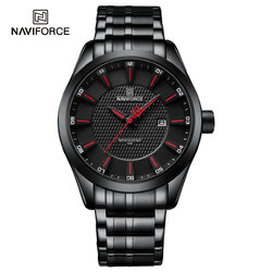 นาฬิกา Naviforce รุ่น NF8032 RD BK ของแท้ รับประกันศูนย์ 1 ปี ส่งพร้อมกล่อง และใบรับประกันศูนย์ ราคาถูกที่สุด