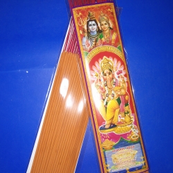 ธูปแหนบสีส้ม ขนาด 33cm. 100g.