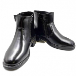 รองเท้าฮาฟ หนังวัวแท้ ซิปคู่ ยี่ห้อ Copmine สำหรับรองเท้าตำรวจ รองเท้าทหาร เหมาะสำหรับงานราชพิธี