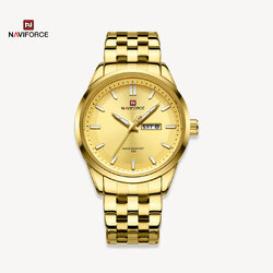 นาฬิกา Naviforce รุ่น NF9203 GD สีทอง หน้าดำ ของแท้ รับประกันศูนย์ 1 ปี ส่งพร้อมกล่อง และใบรับประกันศูนย์ ราคาถูกที่สุด