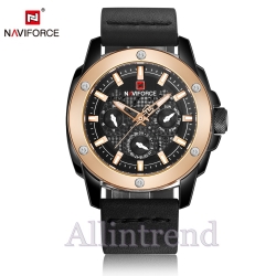นาฬิกา Naviforce รุ่น NF9116 สีทองชมพู/ดำ ของแท้ รับประกันศูนย์ 1 ปี ส่งพร้อมกล่อง และใบรับประกันศูนย์ ราคาถูกที่สุด
