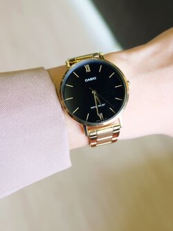 นาฬิกาผู้หญิง Casio รุ่น LTP-VT01G-1B คาสิโอ