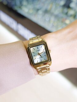 นาฬิกาผู้หญิง Casio Dress อะนาล็อก รุ่น LTP-V007G-9E คาสิโอ