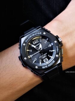 นาฬิกาผู้ชาย Casio รุ่น MWA-100HB-1AV คาสิโอ
