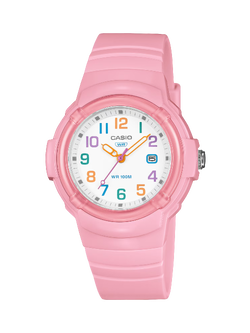 CASIO นาฬิกาผู้หญิง รุ่น LX-800H-4AV วัสดุเรซิ่น สีชมพู คาสิโอ