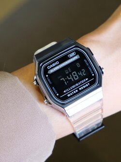 นาฬิกาผู้หญิง CASIO รุ่น A168XES-1B คาสิโอ
