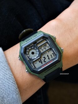 นาฬิกาผู้ชาย Casio รุ่น AE-1200WHB-3B คาสิโอ