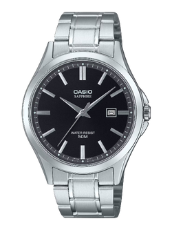CASIO นาฬิกาผู้ชาย รุ่น MTS-115D-1AV กระจกแซฟไฟร์ คาสิโอ