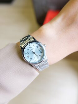 นาฬิกาผู้หญิง Casio รุ่น LTP-V002D-2B คาสิโอ