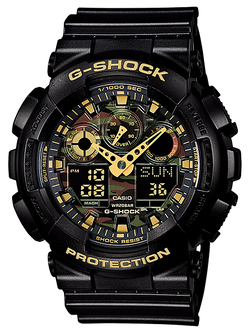 นาฬิกา G-Shock หน้าปัดลายพราง รุ่น GA-100CF-1A9 จีช็อค