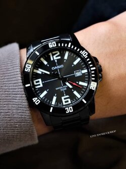 นาฬิกาผู้ชาย Casio รุ่น MTP-VD01B-1BV คาสิโอ