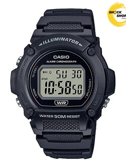 CASIO นาฬิกาข้อมือ รุ่น W-219H-1AV คาสิโอ