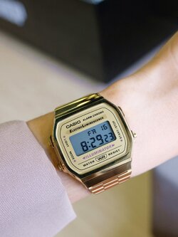 นาฬิกาผู้หญิง Casio รุ่น A168WG-9W คาสิโอ