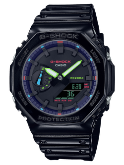 นาฬิกาผู้ชาย G-SHOCK รุ่น GA-2100RGB-1A ซีรีส์ 2100 จีช็อค