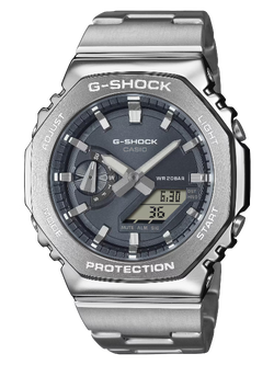 CASIO G-SHOCK นาฬิกาผู้ชาย รุ่น GM-2110D-8A ซีรีส์ 2100 G-STEEL จีช็อค