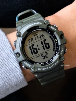 นาฬิกาดิจิตอล Casio รุ่น AE-1500WHX-3AV คาสิโอ