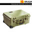 PELICAN 1560 CASE WITH PADDED DIVIDER - OD GREEN