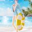 Pop Up Parade Beach Queens Rei Ayanami L Size