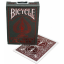 Bicycle Foil Back Crimson V2 Playing Cards (สีแดง)