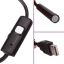 กล้องงู USB กันน้ำ มีปุ่มกดถ่ายรูปได้ ปรับความสว่างได้ ยาว 5 เมตร Endoscope LED Waterproof